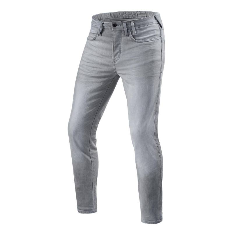 Revit Piston 2 SK Motorrad Jeans (Light Grey,31) von Rev'It