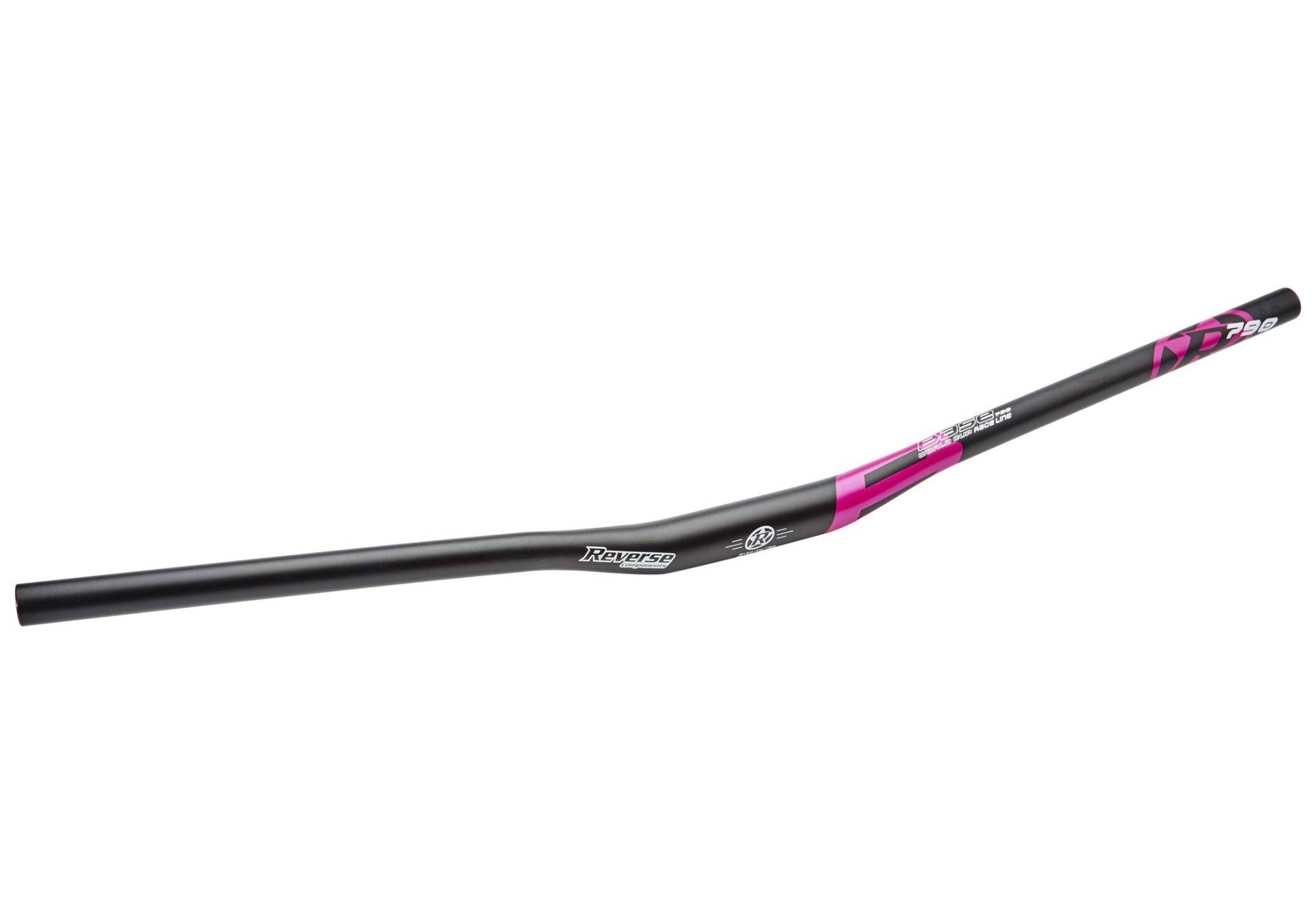 Reverse Base Fahrrad Lenker 31.8mm 790mm schwarz/pink: Größe: 18mm Rise von Reverse