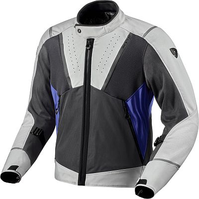 Revit Airwave 4, Textiljacke - Hellgrau/Dunkelgrau/Blau - XXL von Revit