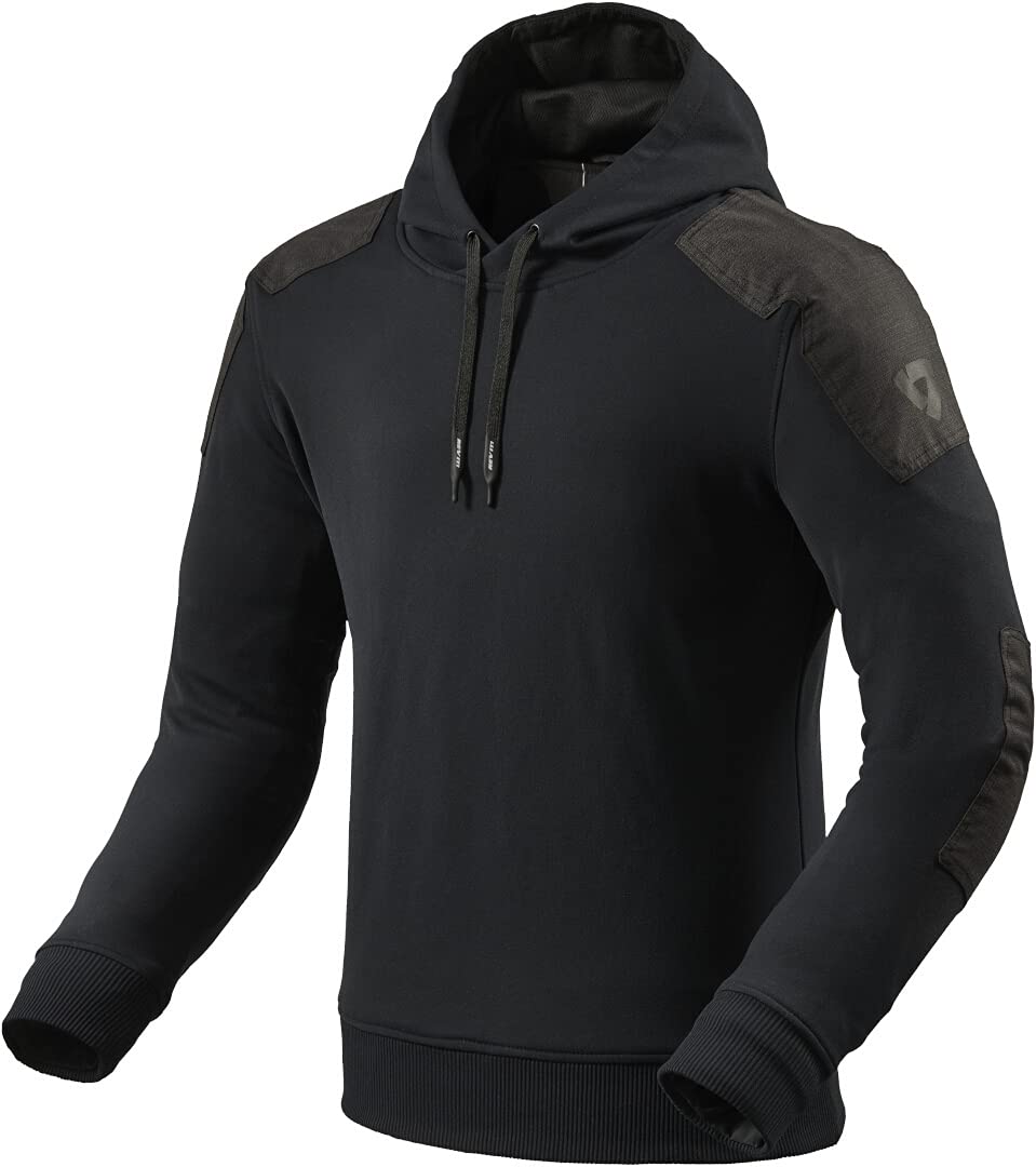 Revit Cedar Motorrad Hoodie, schwarz, M von REV'IT!