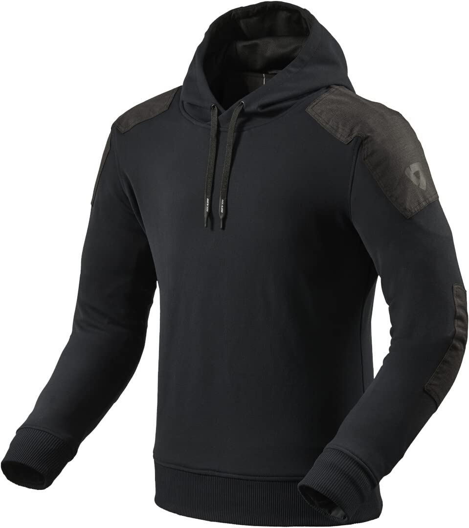 Revit Cedar Motorrad Hoodie (Black,XXL) von Revit