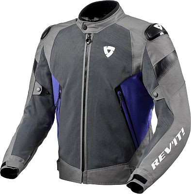 Revit Control Air H2O, Textiljacke wasserdicht - Grau/Blau - XXL von Revit