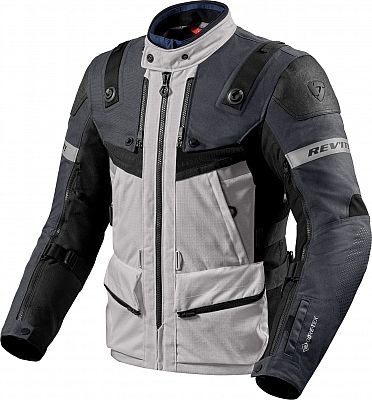 Revit Defender 3, Textiljacke Gore-Tex - Hellgrau/Grau - 3XL von Revit