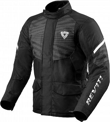 Revit Duke H2O, Textiljacke wasserdicht - Schwarz/Weiß - S von Revit