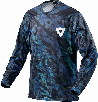 Revit Emulsion, Trikot - Schwarz/Blau - XL von Revit