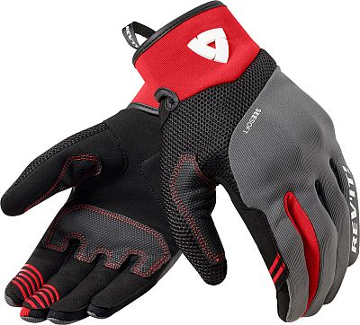 Revit Endo, Handschuhe - Grau/Rot/Schwarz - L von Revit