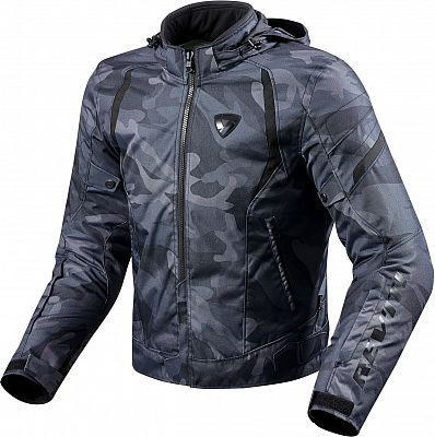 Revit Flare, Textiljacke wasserdicht - Schwarz - L von Revit