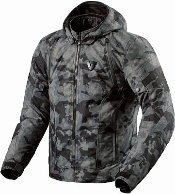 Revit Flare 3 H2O, Textiljacke wasserdicht - Dunkelgrau - 3XL von Revit