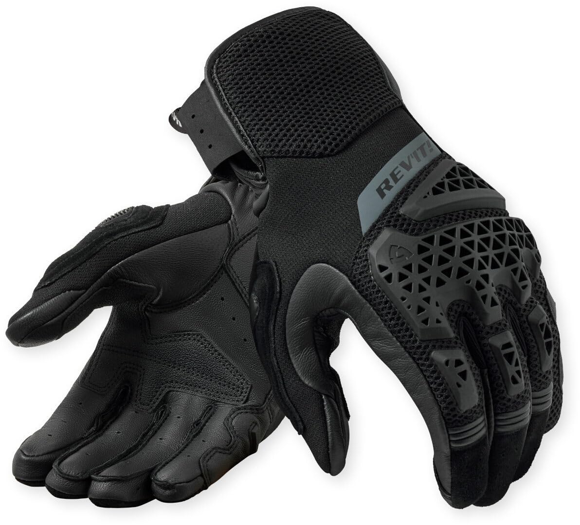 Revit Handschuhe Sand 5 Gloves kurze Motorradhandschuhe, XL von Revit