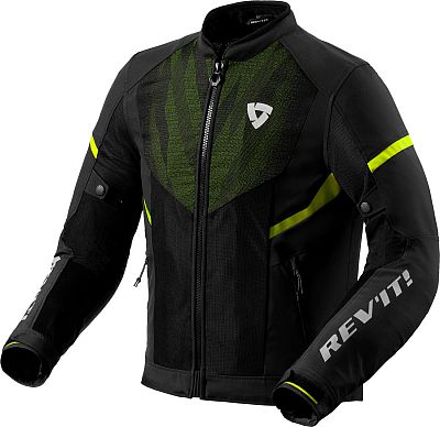 Revit Hyperspeed 2 GT Air, Textiljacke - Schwarz/Neon-Gelb - XXL von Revit