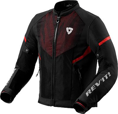 Revit Hyperspeed 2 GT Air, Textiljacke - Schwarz/Neon-Rot - XXL von Revit