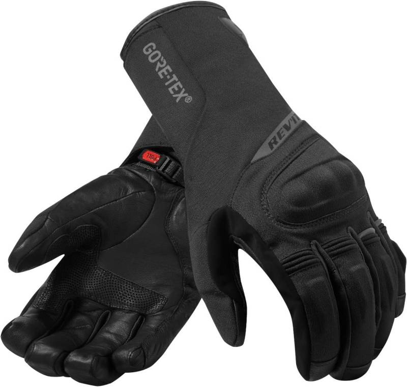 Revit Livengood Gore-Tex Winter Motorrad Handschuhe (Black,XL) von Rev'It