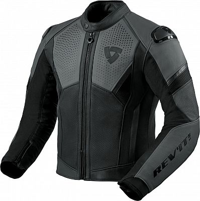 Revit Matador, Lederjacke perforiert - Schwarz/Grau - 54 von Revit