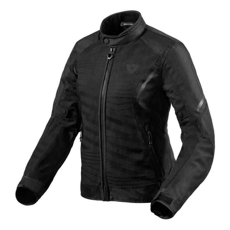 Revit Motorradjacke Torque 2 H2O Ladies Jacket wasserdichte Damen Sommerjacke, Schwarz, 40 von Rev'It