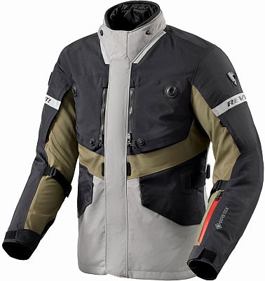 Revit Neptune 3, Textiljacke Gore-Tex - Schwarz/Grau/Dunkelgrün - M von Revit