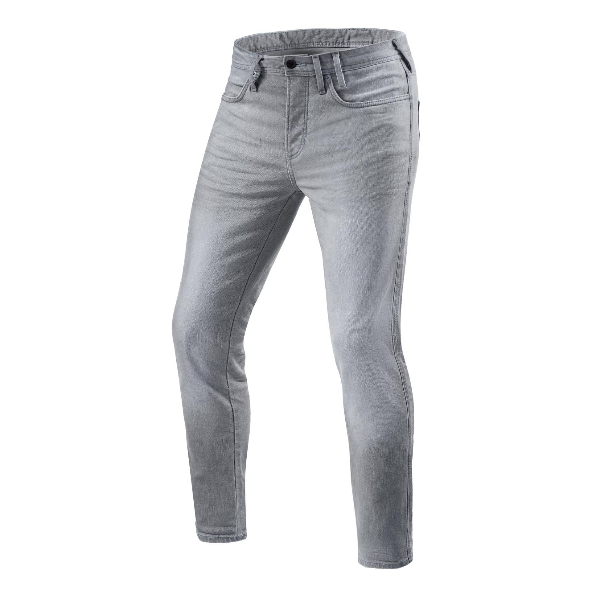 Revit Piston 2 SK Motorrad Jeans (Light Grey,33) von REV'IT!