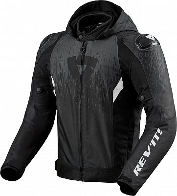 Revit Quantum 2 H2O, Textiljacke wasserdicht - Schwarz/Grau/Weiß - L von Revit