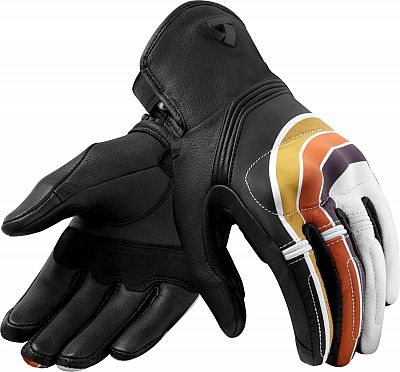 Revit Redhill, Handschuhe - Schwarz/Weiß/Gelb/Orange - XL von Revit