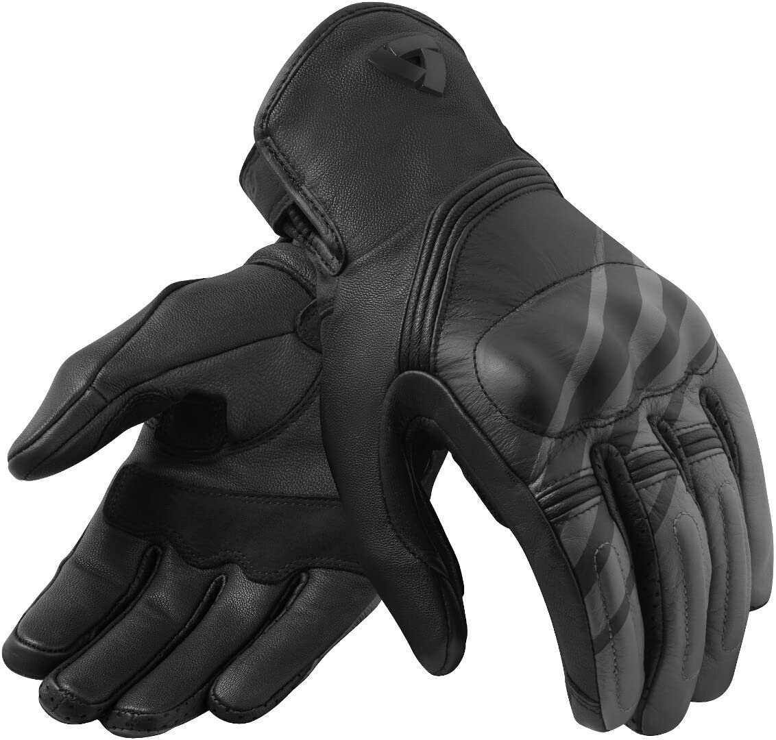 Revit Redhill Motorradhandschuhe, schwarz/grau, L von Rev'It