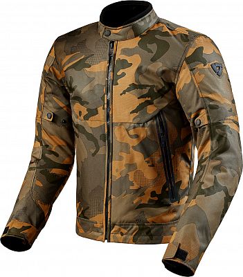 Revit Shade H2O Camo, Textiljacke wasserdicht - Dunkelgrün/Braun - XL von Revit