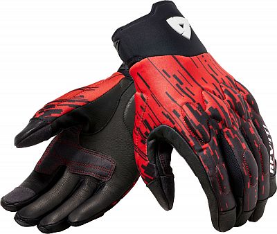 Revit Spectrum, Handschuhe - Schwarz/Neon-Rot - L von Revit