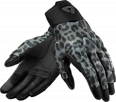 Revit Spectrum Leopard, Handschuhe Damen - Schwarz/Grau/Braun - M von Revit