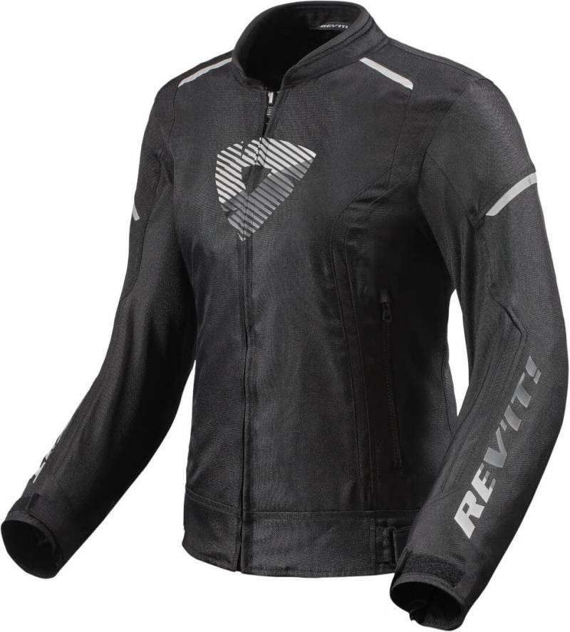 Revit Sprint H20 Damen Motorrad Textiljacke (Black/White,40) von Rev'It