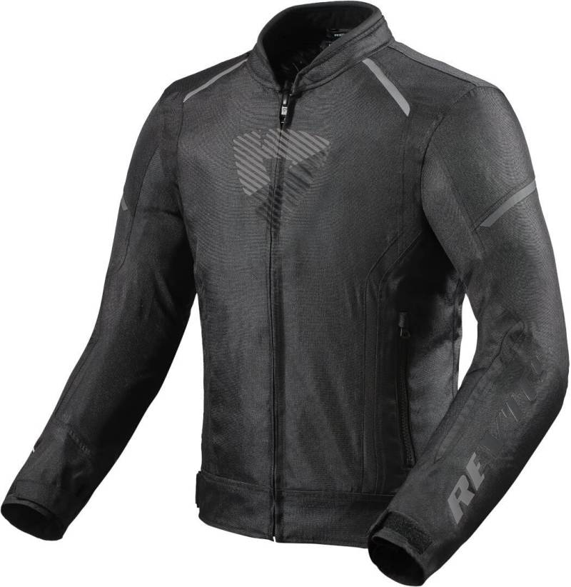 Revit Sprint H20 Motorrad Textiljacke (Black/Dark Grey,XL) von REV'IT!