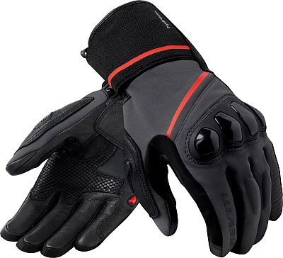 Revit Summit 4 H2O, Handschuhe wasserdicht - Schwarz/Dunkelgrau/Rot - 3XL von Revit