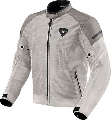 Revit Torque 2 H2O, Textiljacke wasserdicht - Hellgrau/Grau - 4XL von Revit