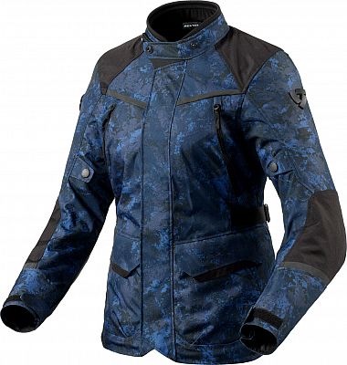 Revit Voltiac 3 H2O Camo, Textiljacke wasserdicht Damen - Dunkelblau/Blau/Schwarz - 38 von Revit