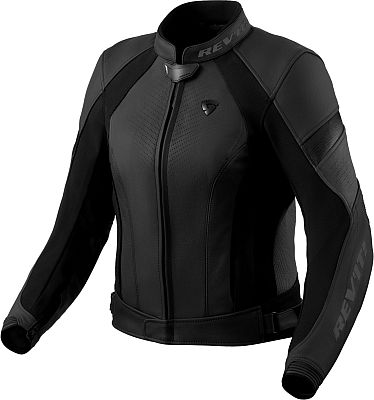 Revit Xena 4, Lederjacke Damen - Schwarz/Dunkelgrau - 40 von Revit