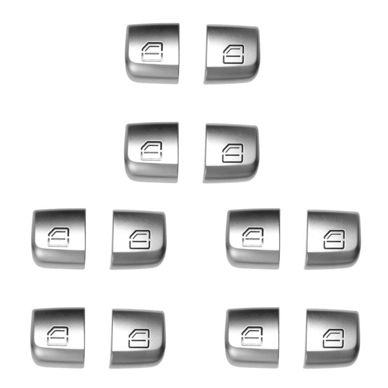 Rfeeuubft 12 StüCk TüR Fenster Glas Heber Steuerung Schalter Taste für C W205 GLC W253 von Rfeeuubft