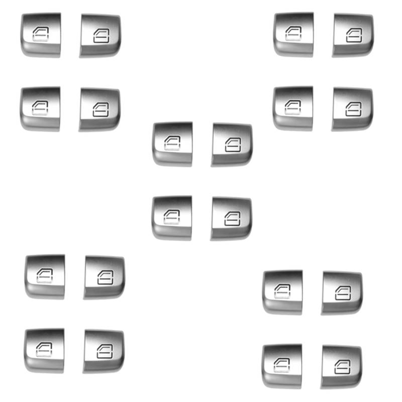 Rfeeuubft 20 StüCk TüR Fenster Glas Heber Steuerung Schalter Taste für - C W205 GLC W253 von Rfeeuubft