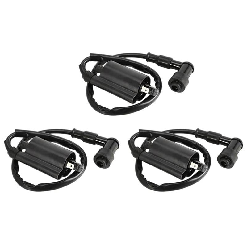 Rfeeuubft 3X Motorrad ZüNdung Spulen Passend für GS125 GN125 VX250 Virago 1100 XV1100 XV-1100 1995-2007 von Rfeeuubft