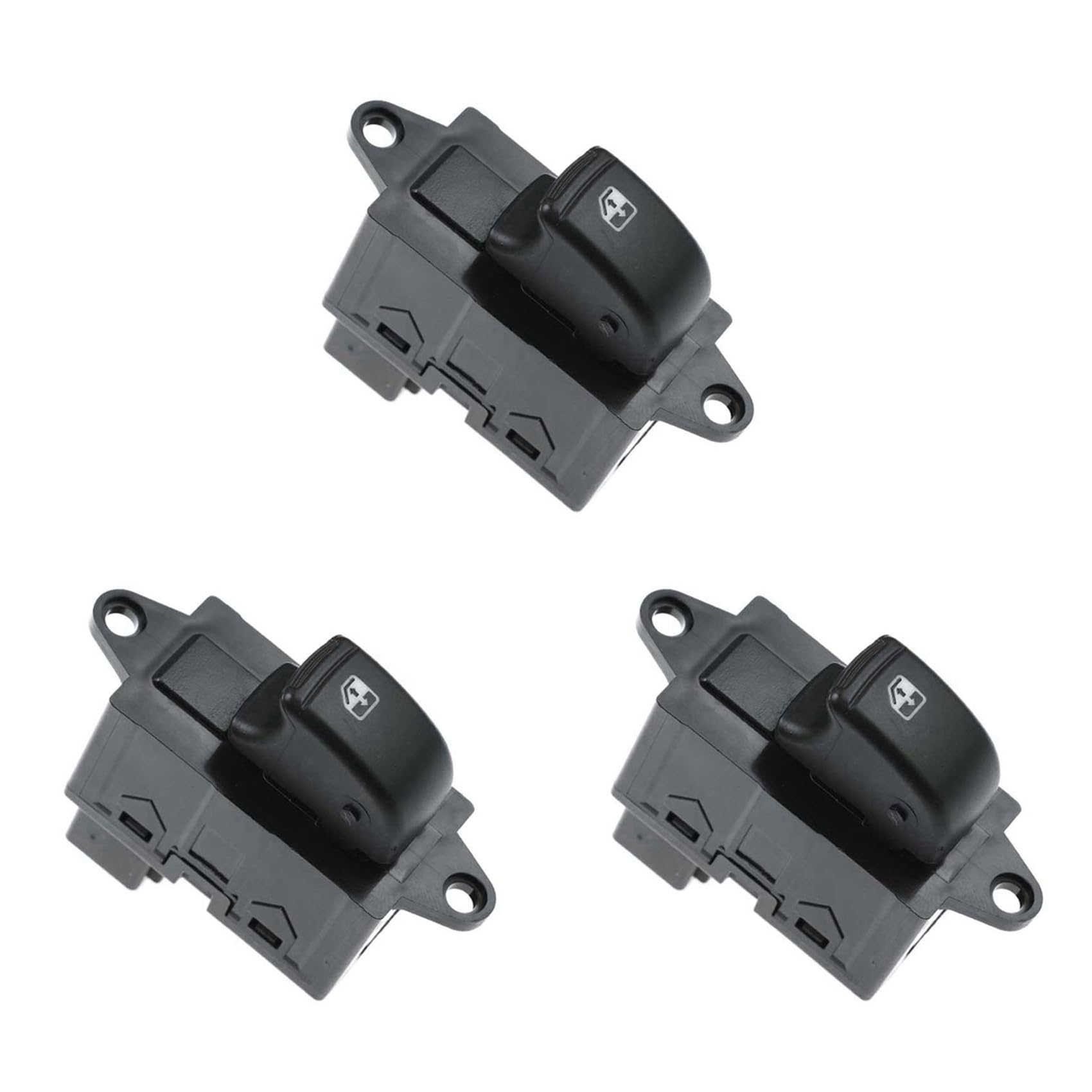 Rfeeuubft 3X Power Regulator Window Switch Button für Nubira 00-02 96190777 96269358 von Rfeeuubft