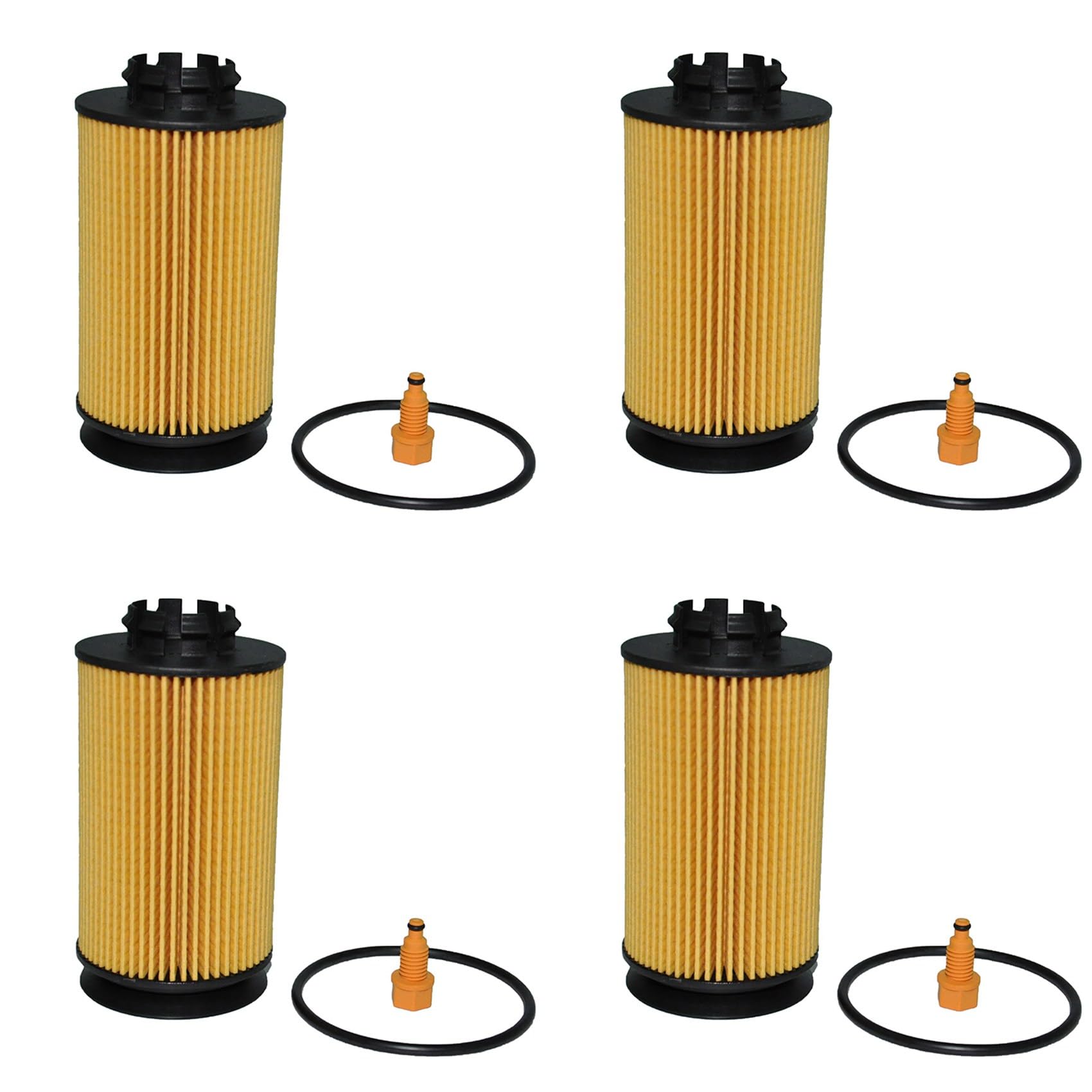 Rfeeuubft 4X QC000001 ÖL Filter Kraftstoff Filter ÖL Wasserabscheider für ÖL Filter Abscheiden System für Automobile von Rfeeuubft