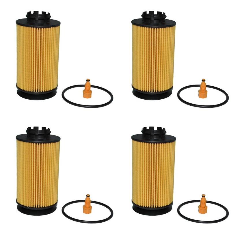 Rfeeuubft 4X QC000001 ÖL Filter Kraftstoff Filter ÖL Wasserabscheider für ÖL Filter Abscheiden System für Automobile von Rfeeuubft