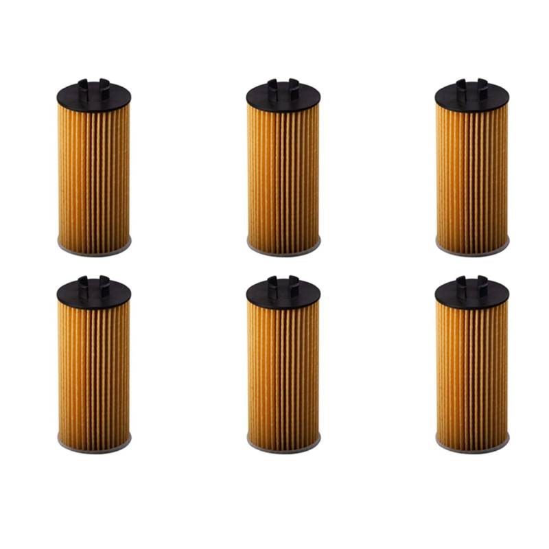 Rfeeuubft 6X 11428570590 für Mini Coope X1 F45 F46 F48 F54 F55 F56 ÖL Filter von Rfeeuubft