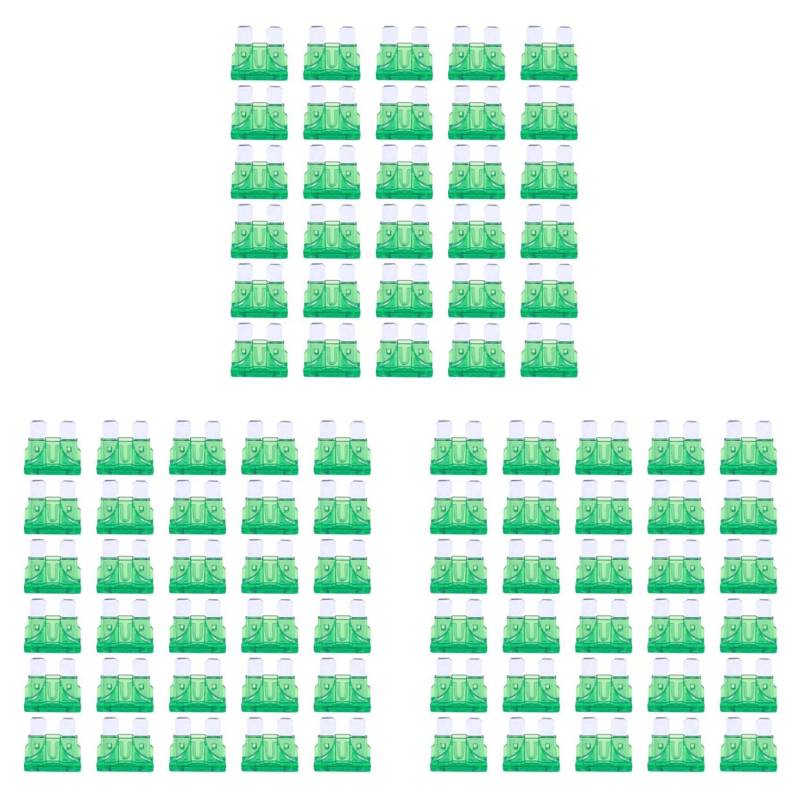 Rfeeuubft 90 STK. Auto 30A Gruen Koerper Zinken Blatt ATC Sicherung von Rfeeuubft