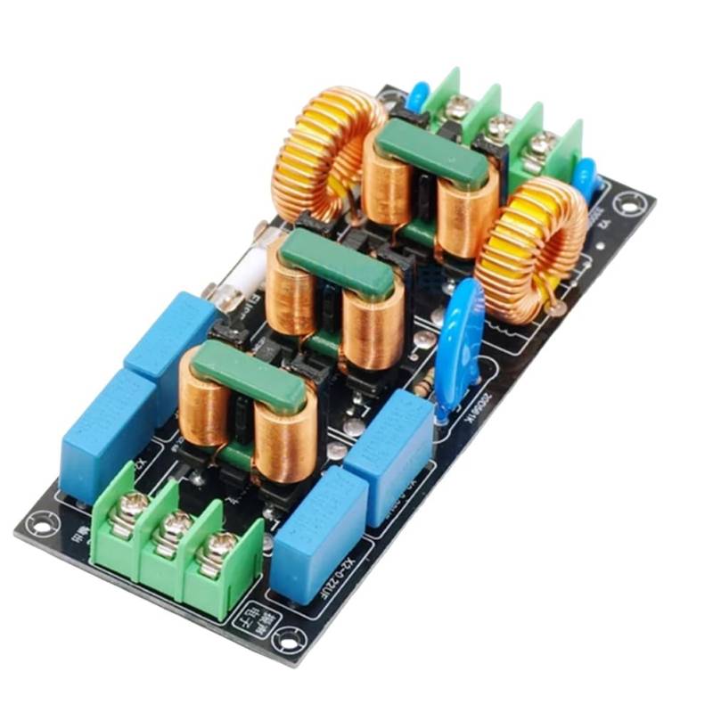 Rfeeuubft DC-Filter Vierstufiges Audio AC 220 V Netzteil 110 V Differenzmodus Gleichtakt EMV-Sicherheitsregeln FCC 8A von Rfeeuubft