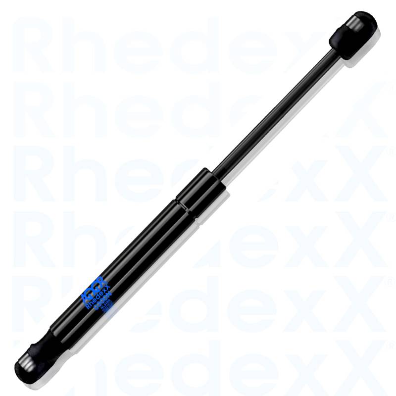 RhedexX® Gasfedern 1423EC 0350N Ersatz für Stabilus Lift-O-Mat, Gasdruckfeder mit M8 Kugelpfanne Winkelpfanne Gasdrukdämpfer Länge-285mm, Hub-100mm, Kraft-350N (350N - 1423EC) von RhedexX