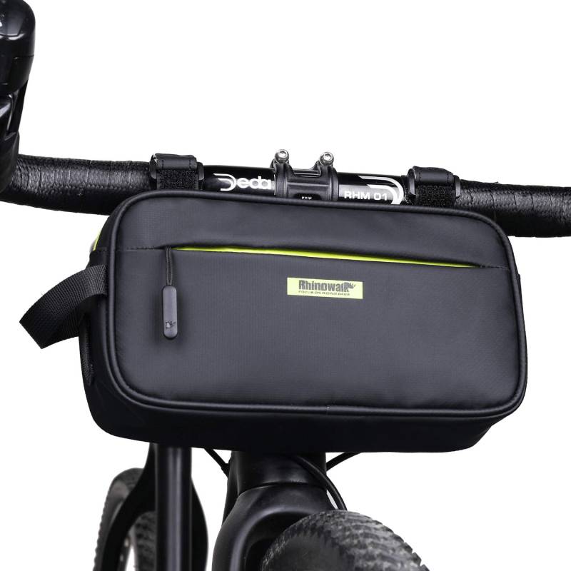 Rhinowalk Multifunktional Fahrrad Lenkertasche Wasserdicht Rahmentasche Oberrohrtasche Fahrradtasche Umhängetasche Handtasche Bauchtasche von Rhinowalk