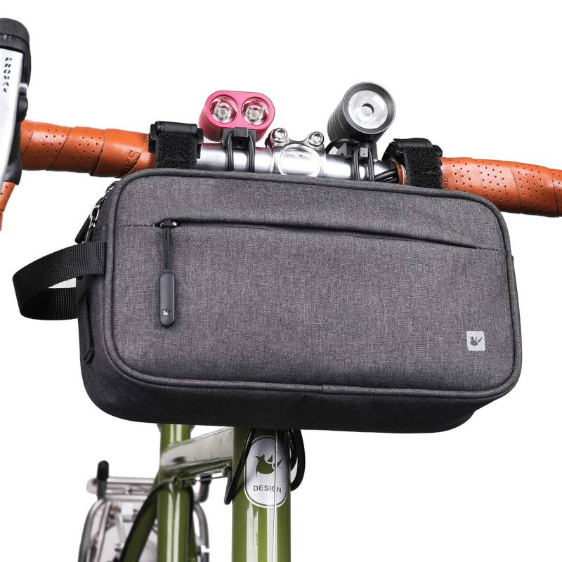 Rhinowalk Multifunktional Fahrrad Lenkertasche Wasserdicht Rahmentasche Oberrohrtasche Fahrradtasche Umhängetasche Handtasche Bauchtasche von Rhinowalk