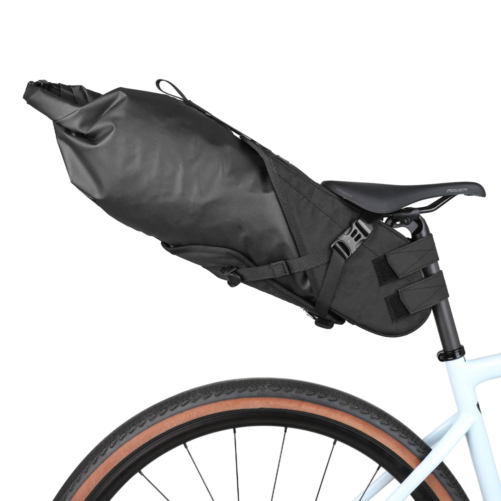 Rhinowalk wasserdichte Fahrrad Satteltasche, große Kapazität, Fahrradtasche unter dem Sitz, regensichere Mountainbike-Satteltasche, Fahrradtasche, professionelles Fahrradzubehör, 14L von Rhinowalk