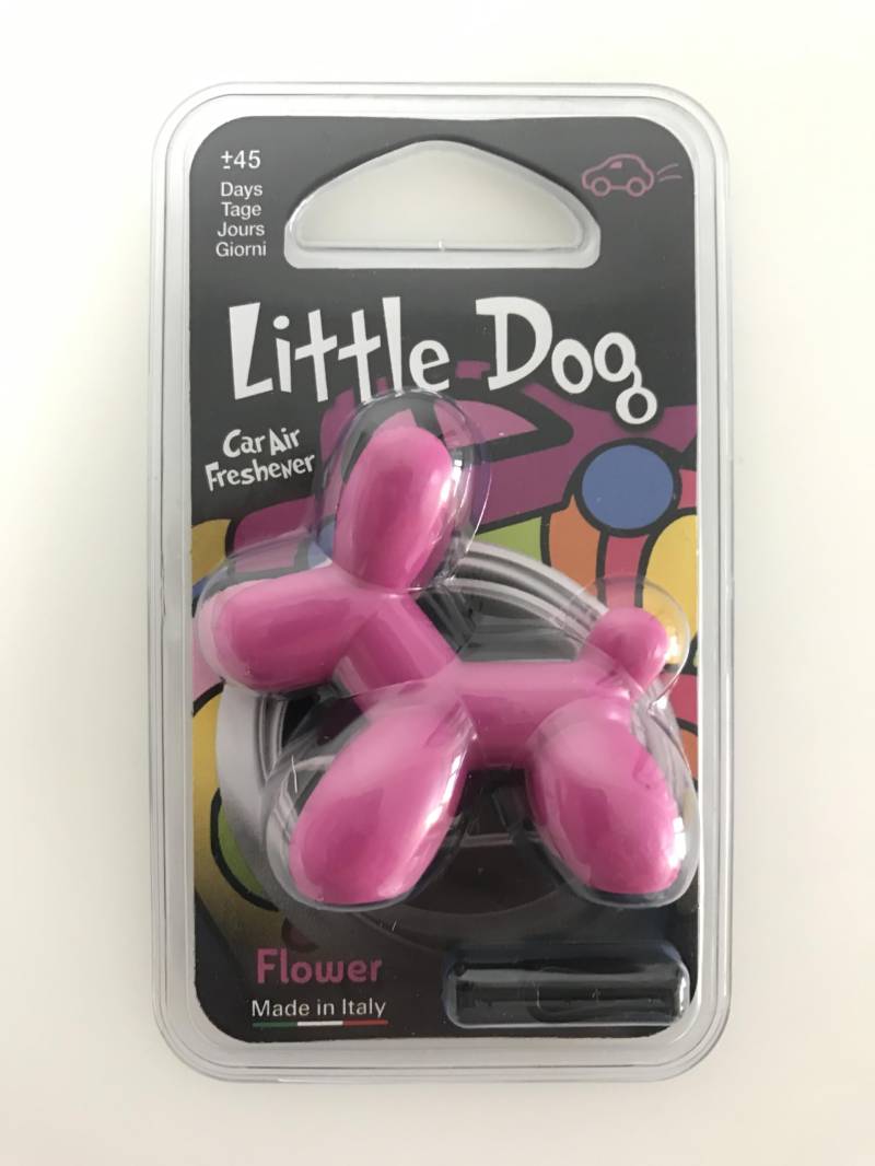 Little Dog LD003 Lufterfrischer im Animierten 3D-Charakter, Pink von Rhütten