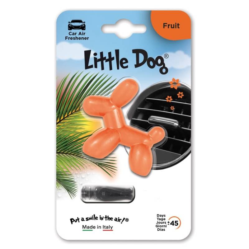 Little Dog LD008 Lufterfrischer Animierten 3D-Charakter, Orange von Rhütten