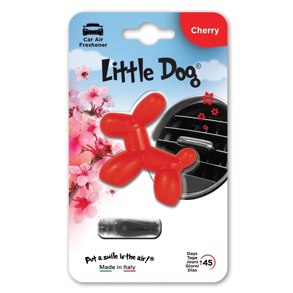 Little Joe Little Dog Gel-Parfümierer Kirsch-Duft für Autolüfter. Lang anhaltend, bis zu 45 Tage. Unwiderstehlicher und lustiger Duft für alle Zielgruppen. von Rhütten