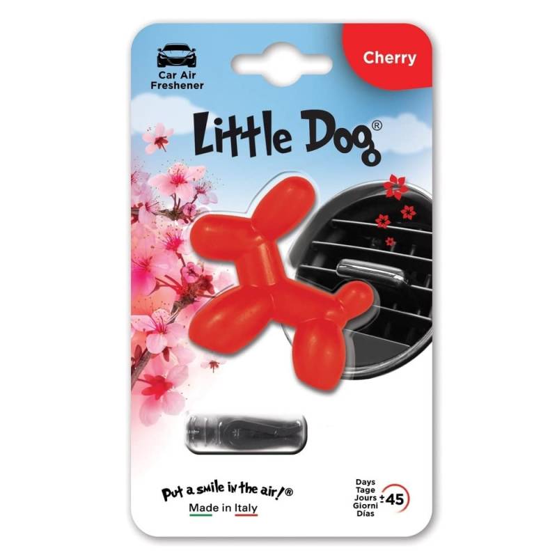 Little Joe Little Dog Gel-Parfümierer Kirsch-Duft für Autolüfter. Lang anhaltend, bis zu 45 Tage. Unwiderstehlicher und lustiger Duft für alle Zielgruppen. von Rhütten