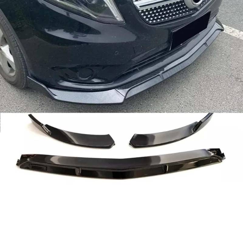 Auto -Frontspoiler, kompatibel mit Mercedes Benz Vito 2014-2021, vordere Stoßfängerlippe von RiJpex